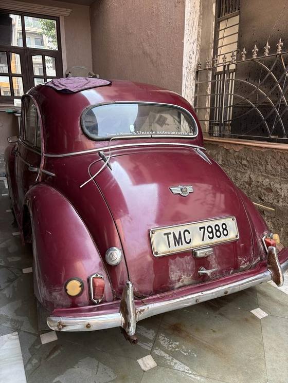 Rear three-quarter with the TMC 7988 plate